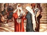 Simeon blessing Jesus in the Temple - by William Hole